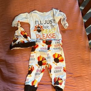 Thanksgiving baby outfit